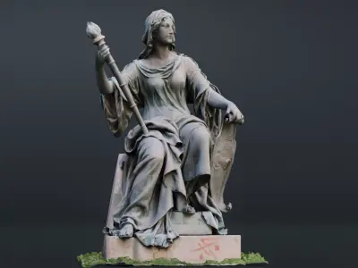  Tolerance Statue 3D Model  Low-poly 3D model