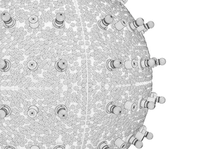 Christmas One Times Square ball 3D model