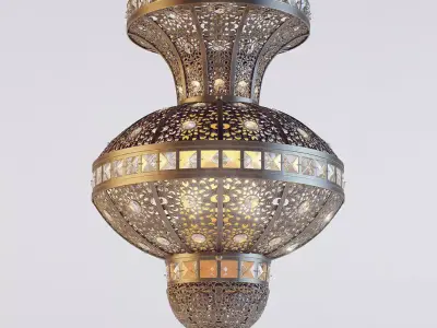 Crystal Morocco lamp 3D model