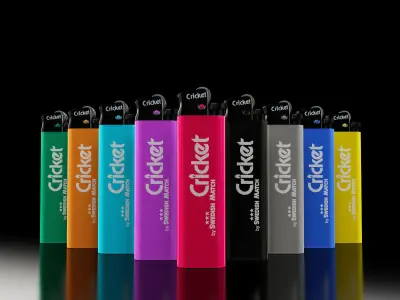 Cricket Lighter Low-poly 3D model