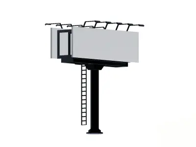 Billboard 3D model 5