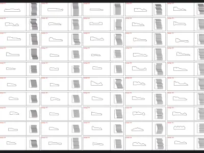 1115 Molding Profile 3D model