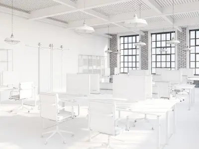 Coworking Office  3D model