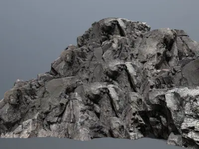 Mountain Low-poly 3D model get