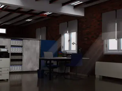 Office 01 3D model