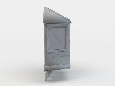 House oriel Low-poly 3D model