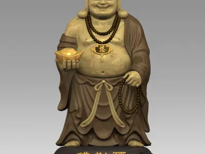 3D Models Maitreya Buddha Statue 3D model