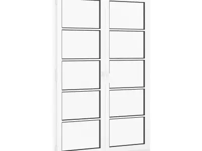 Plastic Window 1722mm x 2400mm 3D model