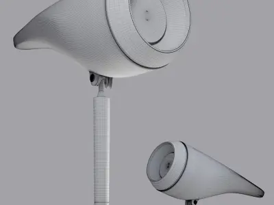 FUTURISTIC FLOOR LAMP 3D model