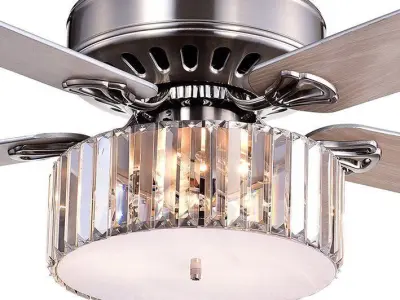 Ellefson Blade Crystal Ceiling Fan 3D model