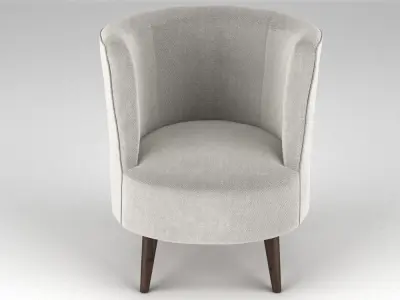 Lulu Scoop Chair 3D model