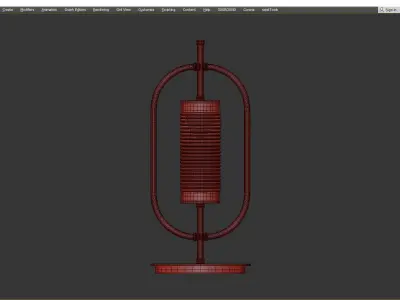 Yves Table Lamp Low-poly 3D model