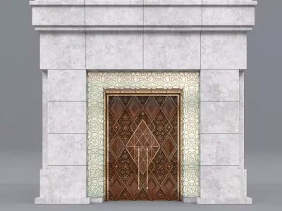 Oriental Gate 3D model