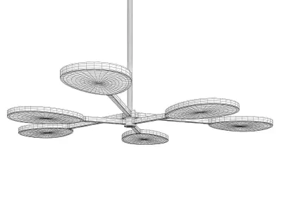 Corbett Patras Chandelier Low-poly 3D model