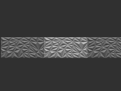 wall texture design repeating 3D model