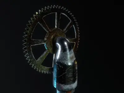 Gear Crusher Low-poly 3D model