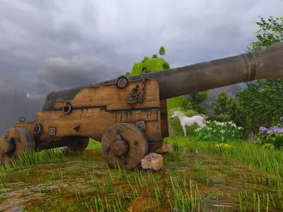 Shivaji Maharaj Forts Low-poly 3D model