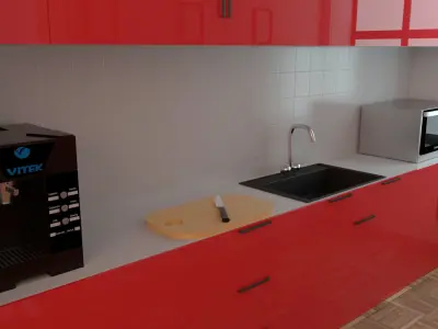 Kitchen Design 3D model