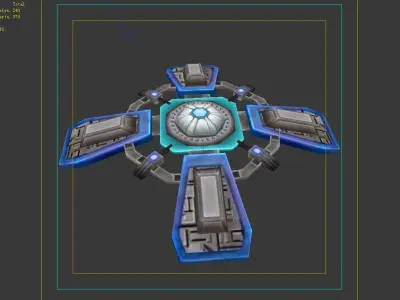 Ground device - laser point 3D model