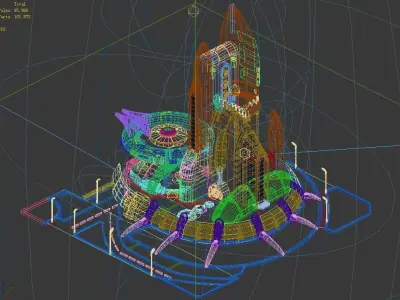 Mechanical Building - Fleet Lord 3D model