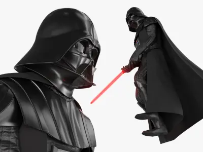  Darth Vader Combat Stance with Lightsaber 