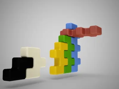 Jigsaw Toy Blocks 3D print model