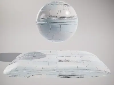 HQ PBR Textures Set SciFi Metal Panels Glossy Texture