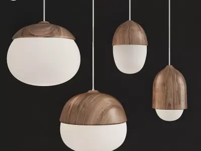Vonnie chandelier 3d model Low-poly 3D model