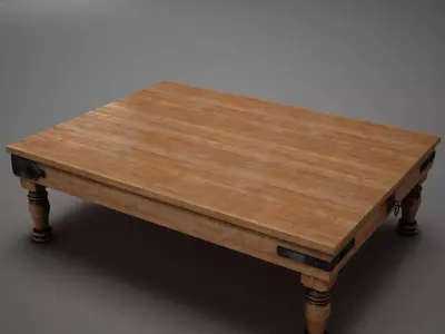 Antique Coffe Table 3D model