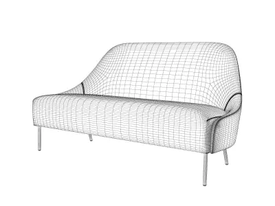 Napoleon 149 2 Seater Sofa 3D model