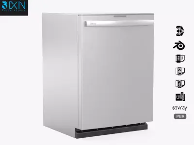 GE Profile Dishwasher PDT715SYNFS 3D model