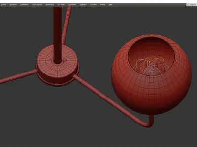 ASTORIA CHANDELIER Low-poly 3D model