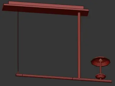 HETLEY B pendant lamp 3D model