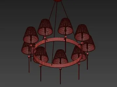 JNL Los Angeles Pendant Light 3D model