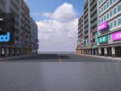 TW Street 004 3D model