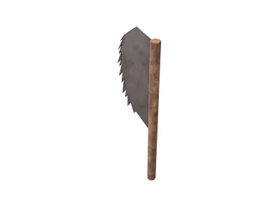 Fantasy Style Axe v1 003 Low-poly 3D model