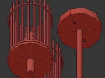 Wendel Chandelier 9 3D model