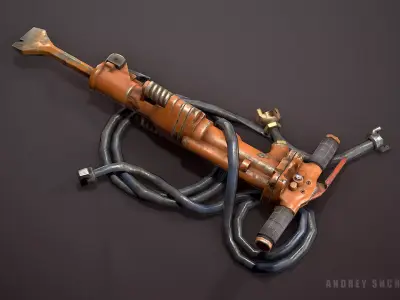 Next Generation Hammer Low-poly 3D model