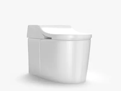 Toilet samsung smart Low-poly 3D model
