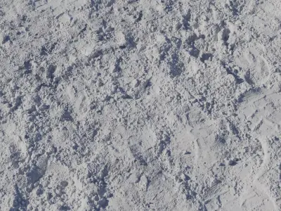 Freshly Tilled Soil With Footprints PBR Texture Texture