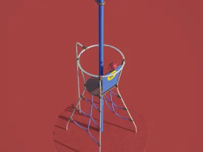 kids playground THE LOOK-OUT POST JMA-0516 3D model
