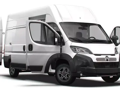 Citroen e Jumper Van L3H3 HQ Interior 2025 3D model