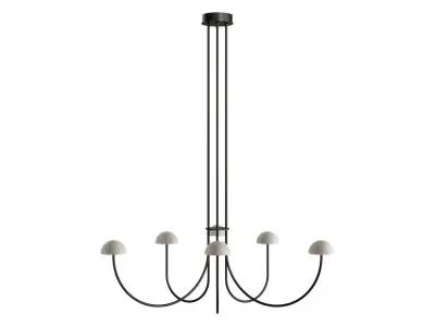 Dussa C1307-6 Pendant Lamp by Aromas 3D model