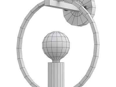 bra-vele-luce-liberty-vl6302w01 wall sconce - light 3D model