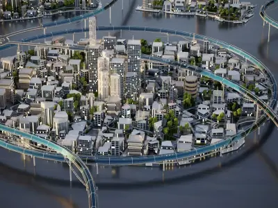 Cityscape 5003 3D model