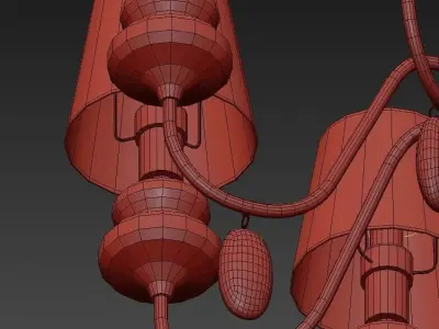 Masiero Eva Chandelier 8 3D model