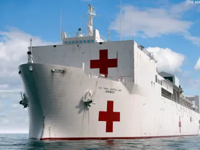  Hospital Ship USNS Mercy T-AH 19 