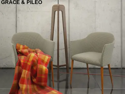 Porada Grace and Porada Pileo 3D model