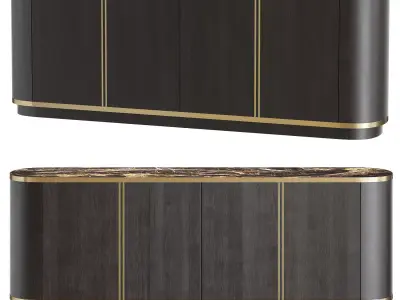 Laskasas BROWN Low-poly 3D model