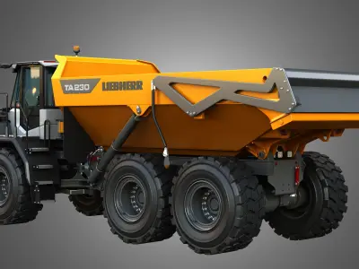 TA230 Litronic Articulated Dump Truck 3D model